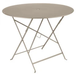 Table De Jardin 4 Personnes FERMOB Bistro Ø 96 Cm - Muscade