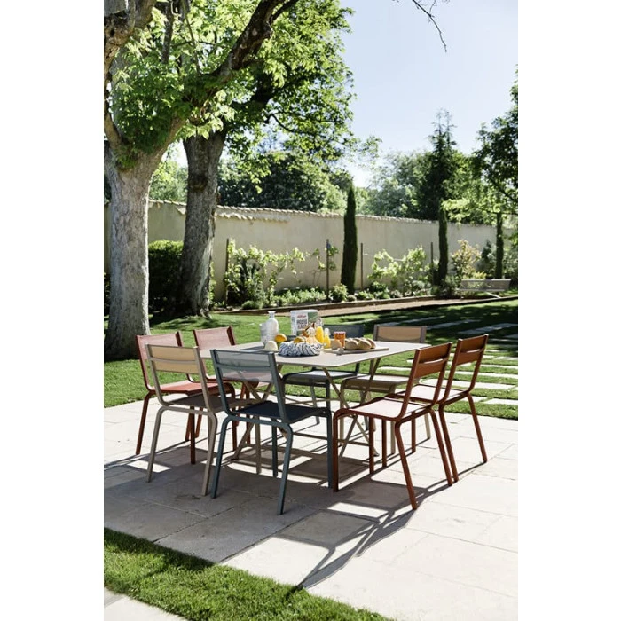 Table De Jardin 8 Personnes FERMOB Cargo 128 X 128 Cm - Muscade 5 Table De Jardin 8 Personnes FERMOB Cargo 128 X 128 Cm - Muscade – Image 5