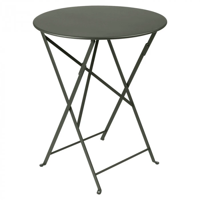 Table De Jardin 2 Personnes FERMOB Bistro Ø 60 Cm - Romarin 1 Table De Jardin 2 Personnes FERMOB Bistro Ø 60 Cm - Romarin