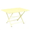 Table De Jardin 6 Personnes FERMOB Cargo 128 X 90 Cm - Citron Givré