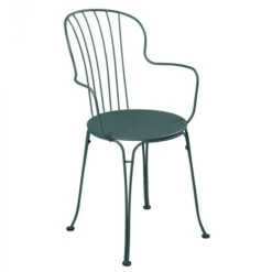 Fauteuil De Jardin Empilable FERMOB Opéra + - Gris Orage