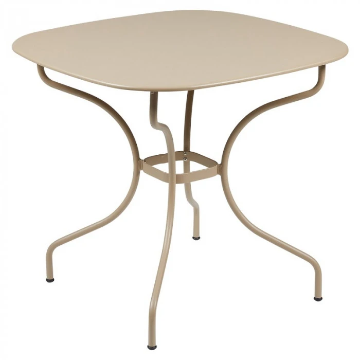 Table De Jardin 4 Personnes FERMOB Opéra + 82 X 82 Cm - Muscade 1 Table De Jardin 4 Personnes FERMOB Opéra + 82 X 82 Cm - Muscade