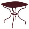 Table De Jardin 4 Personnes FERMOB Opéra + 82 X 82 Cm - Cerise Noire
