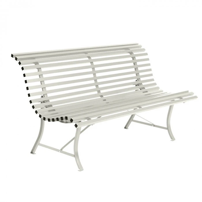 Banc De Jardin FERMOB Louisiane - Gris Argile 1 Banc De Jardin FERMOB Louisiane - Gris Argile