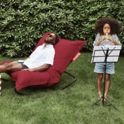 Rocking Chair Fatboy Rock'n'Roll - Noir 11 Rocking Chair Fatboy Rock'n'Roll - Noir -Mobilier De Jardin 103161 rocking chair fatboy rocknroll noir rouge ambiance