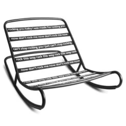 Pack Rocking Chair Rock'n'Roll Noir + Pouf Original Outdoor Écume Fatboy 11 Pack Rocking Chair Rock'n'Roll Noir + Pouf Original Outdoor Écume Fatboy -Mobilier De Jardin 103161 rocking chair fatboy rocknroll noir 1