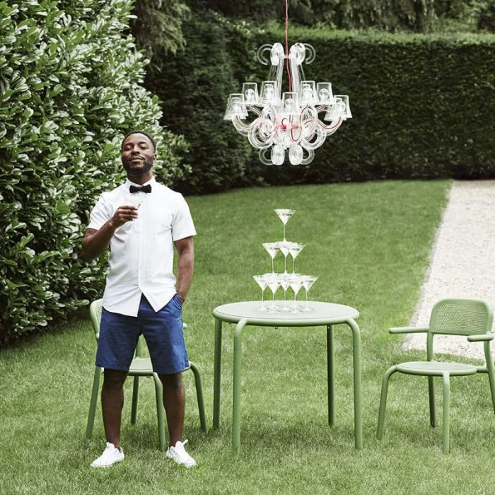 Table De Jardin 2 Personnes Fatboy Toní Bistreau - Vert Brume 2 Table De Jardin 2 Personnes Fatboy Toní Bistreau - Vert Brume – Image 2