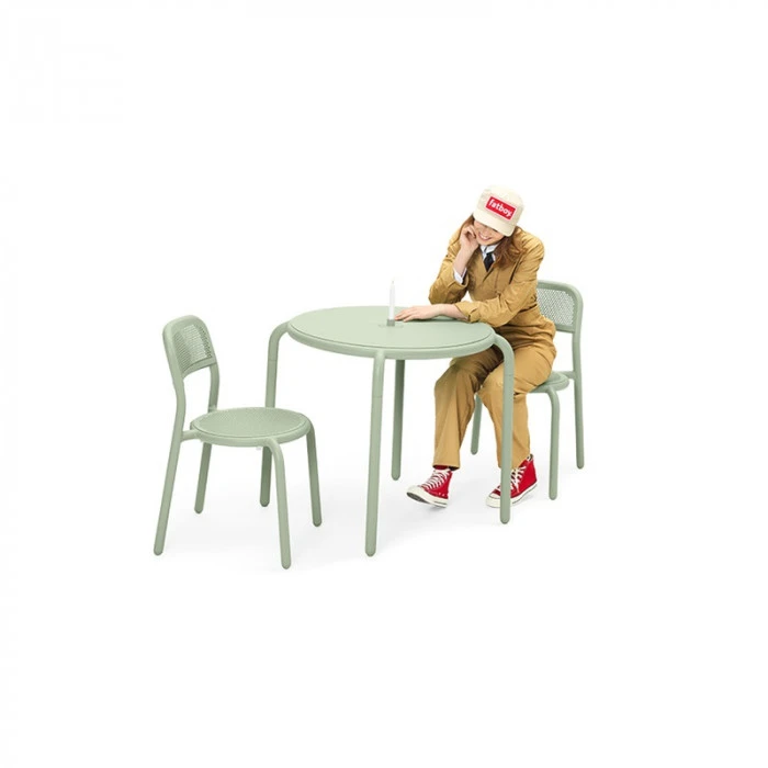 Table De Jardin 2 Personnes Fatboy Toní Bistreau - Vert Brume 5 Table De Jardin 2 Personnes Fatboy Toní Bistreau - Vert Brume – Image 5