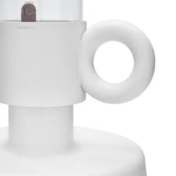 Lampe Fatboy Flamtastique - Gris Clair -Mobilier De Jardin 104684 lampe huile fatboy flamtastique gris clair poignee