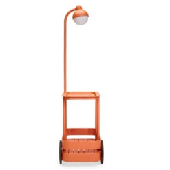 Chariot Desserte Fatboy Jolly Trolley - Tangerine -Mobilier De Jardin 105836 chariot desserte fatboy jolly trolley tangerine face