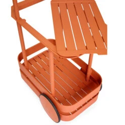Chariot Desserte Fatboy Jolly Trolley - Tangerine -Mobilier De Jardin 105836 chariot desserte fatboy jolly trolley tangerine retrait tablette