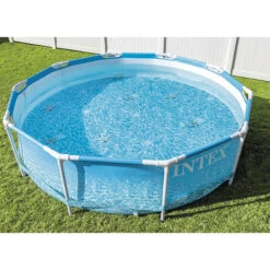 Piscine Tubulaire Intex Metal Frame Océan 3,05 X 0,76 M + Pompe Filtration à Cartouche 1 M³/h -Mobilier De Jardin 28208np raviday piscine intex metal frame ocean 305 076 2 min