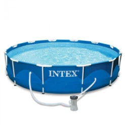 Piscine Tubulaire Intex Metal Frame 3.66 X 0.76 M + épurateur 1,7 M3/h