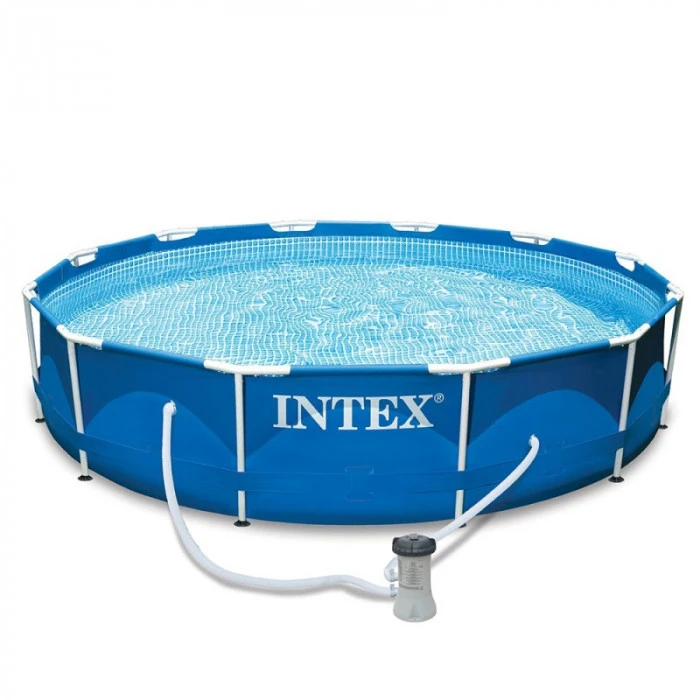 Piscine Tubulaire Intex Metal Frame 3.66 X 0.76 M + épurateur 1,7 M3/h 1 Piscine Tubulaire Intex Metal Frame 3.66 X 0.76 M + épurateur 1,7 M3/h