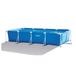 Piscine Tubulaire Intex Metal Frame 4.50 X 2.20 X 0.84 M + Epurateur 1,7 M3 -Mobilier De Jardin 28274np kit piscine metal frame junior rectangulaire