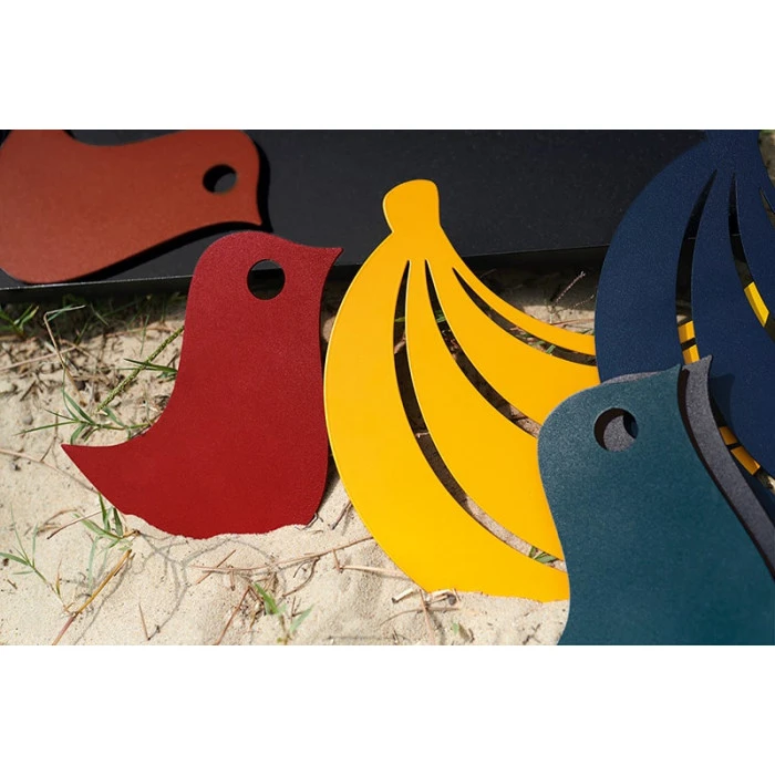 Dessous De Plat FERMOB Oiseaux - Rouge Ocre / Piment 2 Dessous De Plat FERMOB Oiseaux - Rouge Ocre / Piment â Image 2