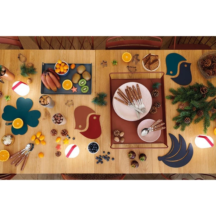 Dessous De Plat FERMOB Oiseaux - Rouge Ocre / Piment 7 Dessous De Plat FERMOB Oiseaux - Rouge Ocre / Piment â Image 7