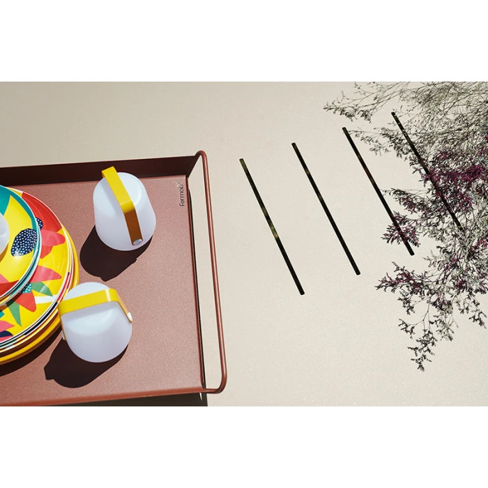 Plateau Alto FERMOB 53 X 38,5 Cm - Ocre Rouge 5 Plateau Alto FERMOB 53 X 38,5 Cm - Ocre Rouge – Image 5