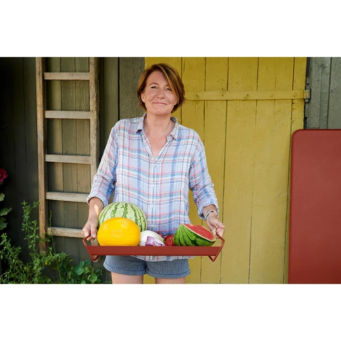 Plateau Alto FERMOB 53 X 38,5 Cm - Ocre Rouge 9 Plateau Alto FERMOB 53 X 38,5 Cm - Ocre Rouge – Image 9