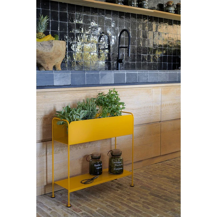 Étagère Cache-pot FERMOB Picolino - Miel 2 Étagère Cache-pot FERMOB Picolino - Miel – Image 2