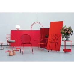 Guéridon De Jardin FERMOB Salsa - Piment -Mobilier De Jardin 327043 table basse gueridon fermob salsa piment ambiance