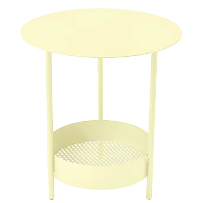 Guéridon De Jardin FERMOB Salsa - Citron Givré 1 Guéridon De Jardin FERMOB Salsa - Citron Givré