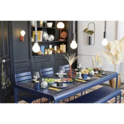 Sangle De Suspension Pour Lampe FERMOB Aplô - Carbone -Mobilier De Jardin 347047 sangle suspension lampe fermob aplo carbone ambiance 2