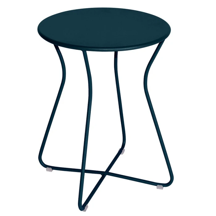 Tabouret De Jardin FERMOB Cocotte - Bleu Acapulco 1 Tabouret De Jardin FERMOB Cocotte - Bleu Acapulco