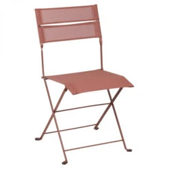 Chaise De Jardin Pliante FERMOB Latitude - Ocre Rouge