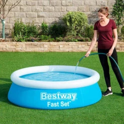 Piscine Autoportée Bestway Fast Set Ronde 1.83 X 0.51 M -Mobilier De Jardin 57392 piscine autoportee bestway 2
