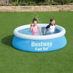 Piscine Autoportée Bestway Fast Set Ronde 1.83 X 0.51 M -Mobilier De Jardin 57392 piscine autoportee bestway 4