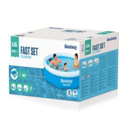 Piscine Autoportée Bestway Fast Set™ 3,05 X 0,66 M Avec Filtration -Mobilier De Jardin 57458 piscine hors sol bestway ronde fast set 305 66 packaging