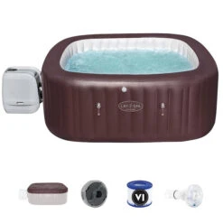 Spa Gonflable Jets Et Bulles Bestway Maldives 6 Places -Mobilier De Jardin 60033 spa gonflable bulles jets bestway maldives accessoires