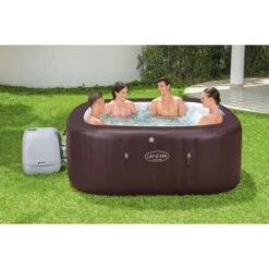 Spa Gonflable Jets Et Bulles Bestway Maldives 6 Places -Mobilier De Jardin 60033 spa gonflable bulles jets bestway maldives ambiance ensemble