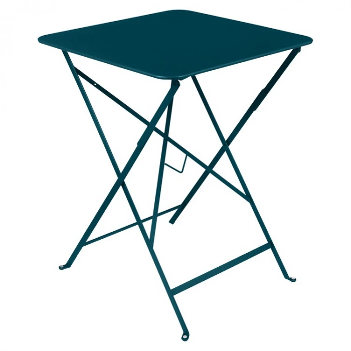 Table De Jardin Pliante 2 Personnes FERMOB Bistro 57 X 57 Cm - Bleu Acapulco 1 Table De Jardin Pliante 2 Personnes FERMOB Bistro 57 X 57 Cm - Bleu Acapulco