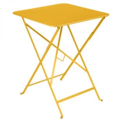 Table De Jardin Pliante 2 Personnes FERMOB Bistro 57 X 57 Cm - Miel