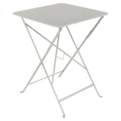 Table De Jardin Pliante 2 Personnes FERMOB Bistro 57 X 57 Cm - Gris Argile