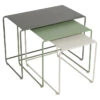 Lot De 3 Tables Basses Gigognes FERMOB Oulala - Romarin / Cactus / Argile