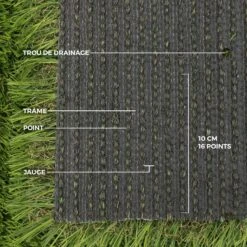 Gazon Synthétique 40mm 9 Gazon Synthétique 40mm -Mobilier De Jardin AG40DLX1X4ELG 05