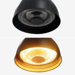 Parasol Chauffant électrique 1500W -Mobilier De Jardin EHH1500LAPBK 04