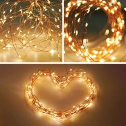 Guirlande LED Solaire Intérieure/extérieur, Fil De Cuivre -Mobilier De Jardin GARSOLIO400YEL 03