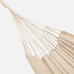 Toile De Hamac Polycoton 220 X 140 Cm Couleur : Ecru -Mobilier De Jardin HAMCOL220NAT 02