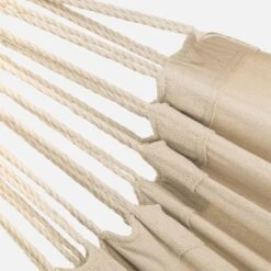 Toile De Hamac Polycoton 220 X 140 Cm Couleur : Ecru -Mobilier De Jardin HAMCOL220NAT 03