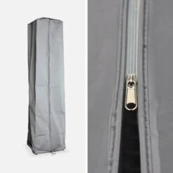 Parasol Chauffant Gaz 10.5KW Avec Housse De Protection -Mobilier De Jardin PCKD7001PSGHC 05