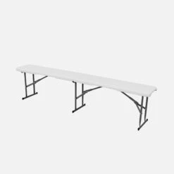 Table + Banc Réception Pliable Plastique -Mobilier De Jardin RECPL180SET 02