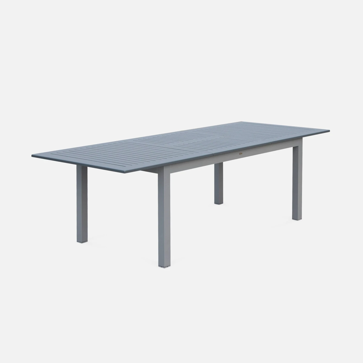 Table De Jardin Extensible Aluminium 8 Places Couleur : Gris 1 Table De Jardin Extensible Aluminium 8 Places Couleur : Gris