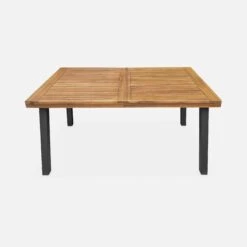 Table Intérieur / Extérieur Bois Et Métal 6 Places -Mobilier De Jardin ac150kdattk 6f04429349dd16ac726c12e29d749ca1