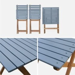 Table De Jardin Pliable Bois, 2 Chaises Couleur : Bleu 14 Table De Jardin Pliable Bois, 2 Chaises Couleur : Bleu -Mobilier De Jardin acbs60s2ob 8dda897fdbfbbfbaf18aa0864c160424