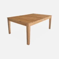 Salon De Jardin Cannage Et Bois 4 Places, Beige Couleur : Teck -Mobilier De Jardin accan3101bg 8ff30cbffa5ae4d03be8d2089c6a2dbe