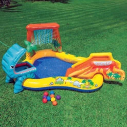 Aire De Jeux Gonflable Enfant INTEX Jurassic 14 Aire De Jeux Gonflable Enfant INTEX Jurassic -Mobilier De Jardin aire de jeux jurassic intex 2